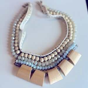 Shepards wooden and beaded necklace.